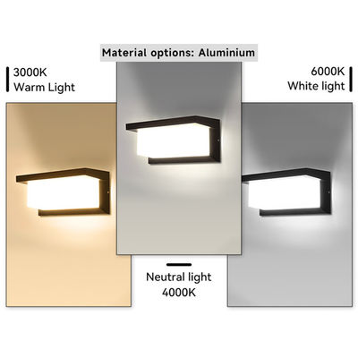 Luz de parede interior LED de 8W com design moderno e temperatura de cor de 3000K/4000K/6500K