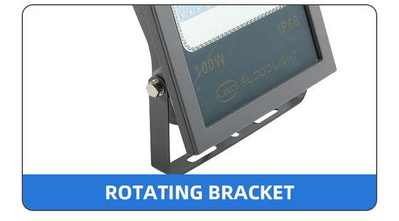 IP66/67 resistente à água 30W 50W 100W 150W 200W Slim LED Flood Light para estádio ao ar livre