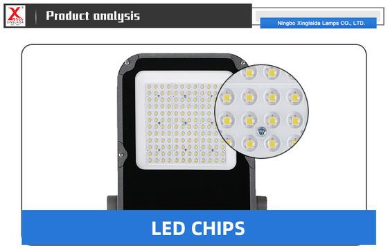 IP66 Íntegro AC100V-277V Voltagem de entrada Lâmpada de inundação LED