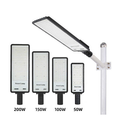 50W 100W 150W 200W IP66 à prova d'água Iluminação de rua integrada LED para estrada de estrada