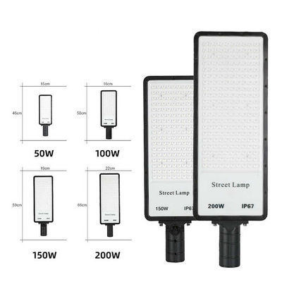 50W 100W 150W 200W IP66 à prova d'água Iluminação de rua integrada LED para estrada de estrada
