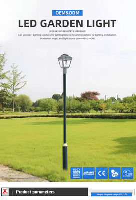Alumínio exterior IP65 à prova d'água 40w 60w 80w 100w 120w Luz de jardim LED para iluminação do parque