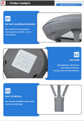Lâmpada LED de 50W para a Europa Tipo Villa Jardim com 3/5 e 4000K Temperatura de Cor