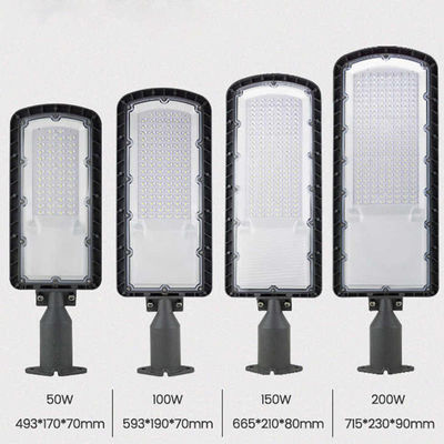 AC85-265V Voltagem de entrada 50W 100W 150W 200w Luz de rua led com certificação CE