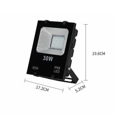 Alumínio 20W 30W 50W 100W 150W 200W 300W Luz de inundação LED para iluminação de estações de pedágio