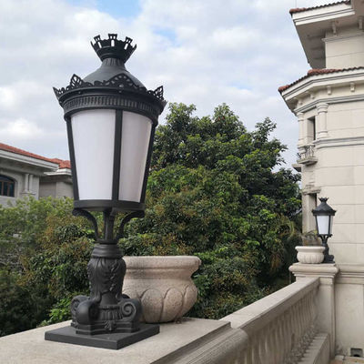 Lâmpada de jardim LED impermeável para decoração de jardim antiga europeia 9,5kg