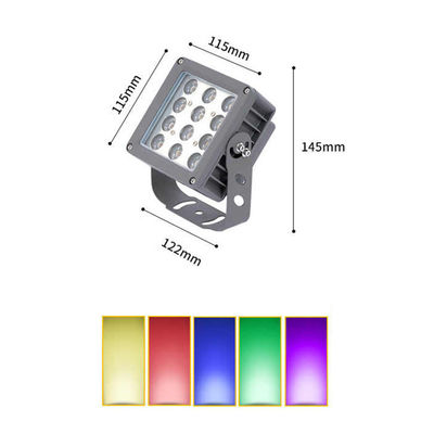 12w 18w 24w 36w 48w Luz LED de inundação com temperatura de trabalho -20 60C e classificação Ip65