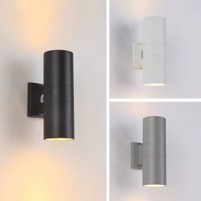 Lâmpada de parede para jardim exterior LED Difusor de luz de parede para cima e para baixo Lâmpada de parede decorativa de alumínio 6W 10W 12W 24W 48W 60W