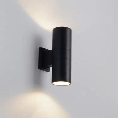 Lâmpada de parede para jardim exterior LED Difusor de luz de parede para cima e para baixo Lâmpada de parede decorativa de alumínio 6W 10W 12W 24W 48W 60W