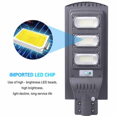 IP65 Iluminação solar à prova d'água exterior 30W 60W 90W 120W 150W Iluminação de rua LED integrada