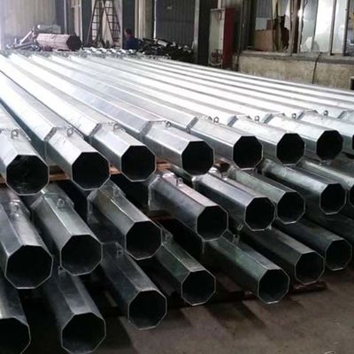 Pólos de aço galvanizado para soluções de iluminação e circuitos de jardim