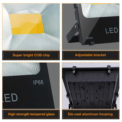 Luz de rua LED brilhante Ip66 resistente à água poupando energia luz de inundação exterior