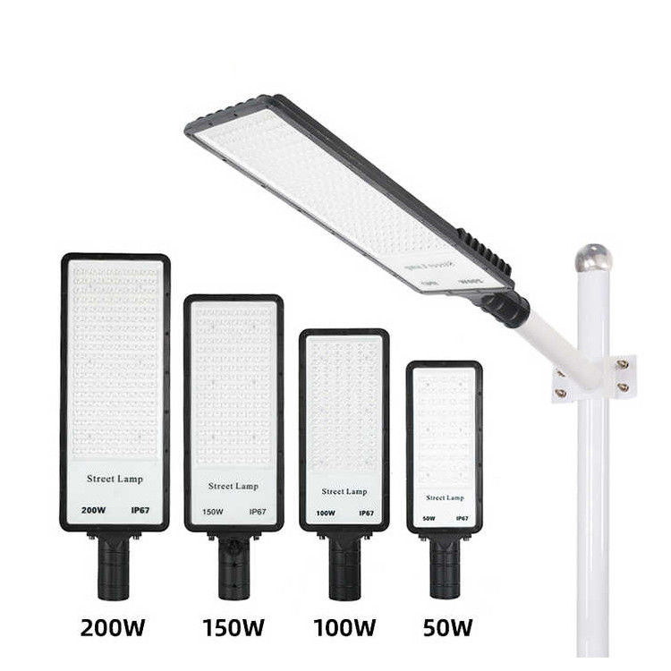 50W 100W 150W 200W IP66 à prova d'água Iluminação de rua integrada LED para estrada de estrada