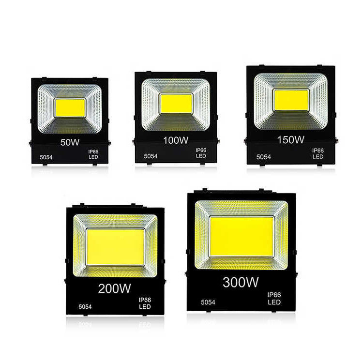 Material do corpo da lâmpada Alumínio Luz de inundação exterior de poupança de energia 20W/30W/50W/100W/150W/200W