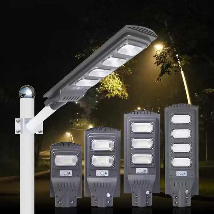 IP65 Iluminação solar à prova d'água exterior 30W 60W 90W 120W 150W Iluminação de rua LED integrada