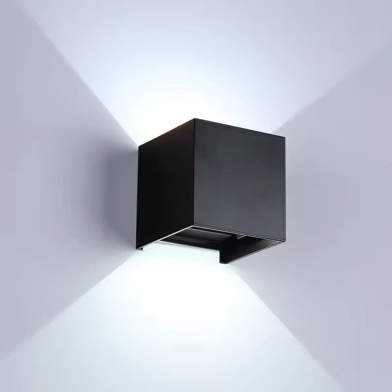 Índice de Representação de Cores Ra 80 Luz de Parede Externa Moderna LED Ímpeto de Água IP65 Luz para cima para baixo